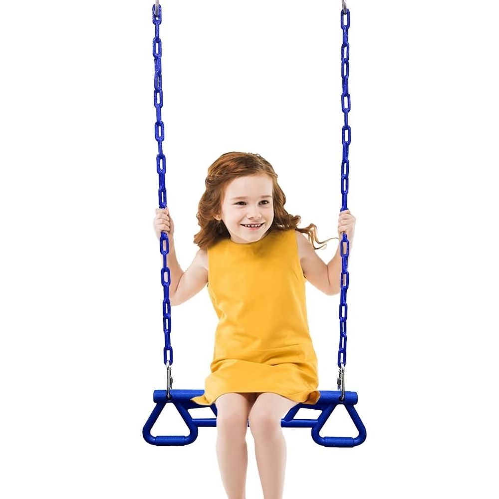 Plastic Trapeze Swing Bar Playset for Kids