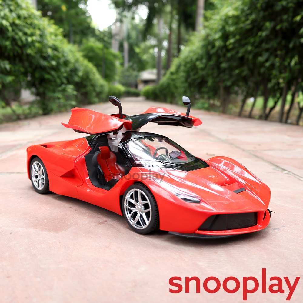 Remote Control Resembling LaFerrari Car with Light, Sound, Openable Parts & 5 Channel Racing (5-14 Years)