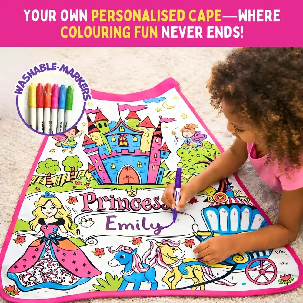 PepPlay My Princess Cape Kit | Colour, Wear & Pretend Play
