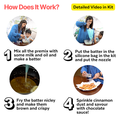 DIY Eggless Churro Kit
