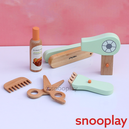 Playbox 6 Pieces Comb & Shine Beauty Kit - Stylish Pretend Play (3-7 Years)