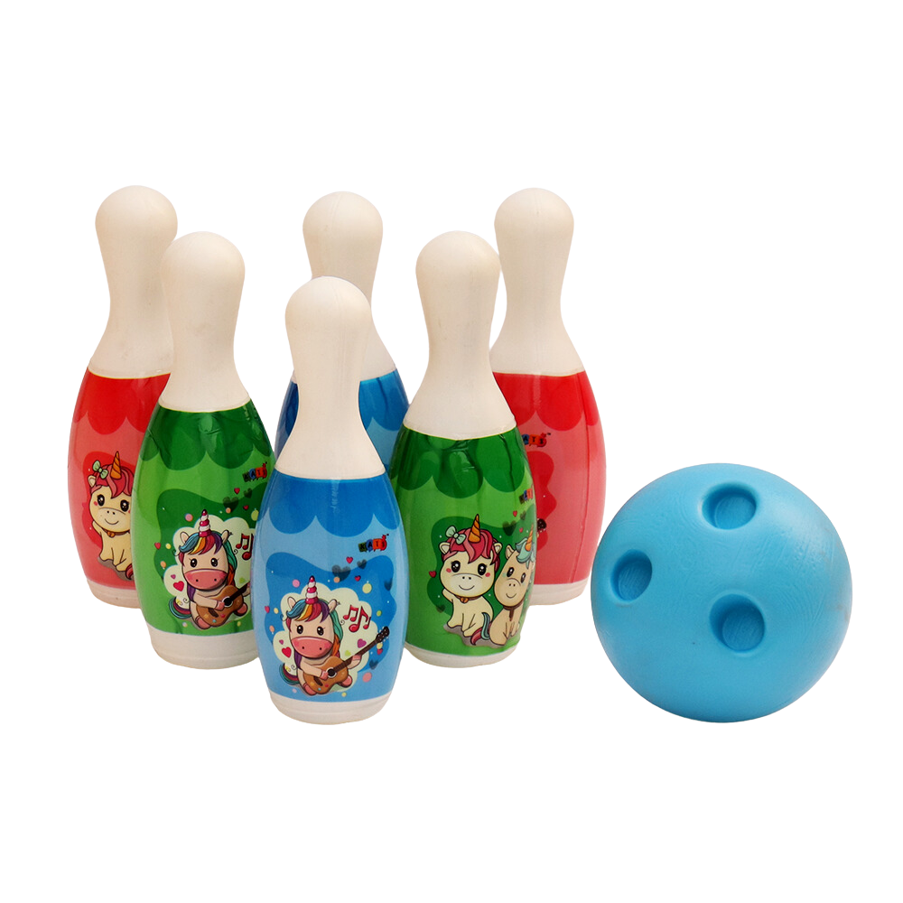 2 in 1 Unicorn Bowling Set