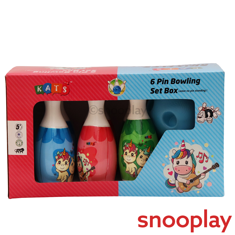 2 in 1 Unicorn Bowling Set