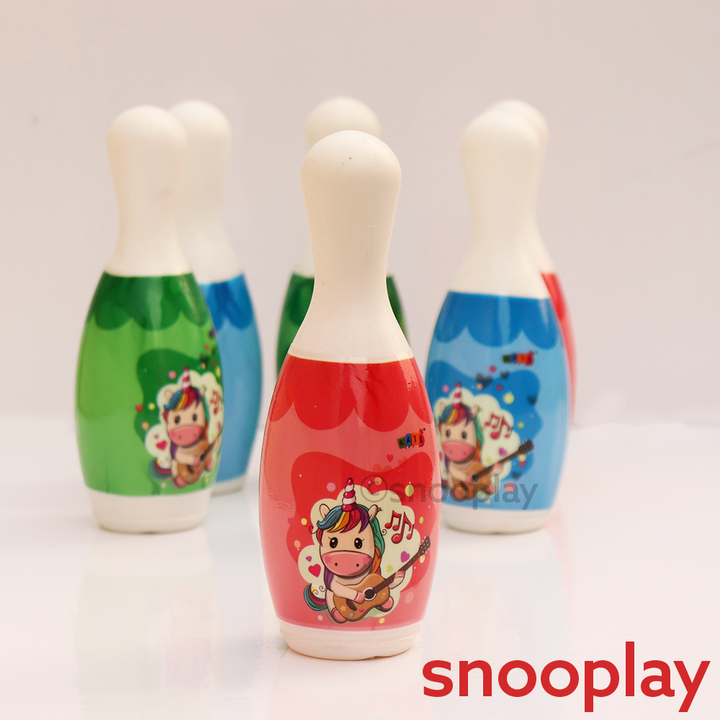 2 in 1 Unicorn Bowling Set