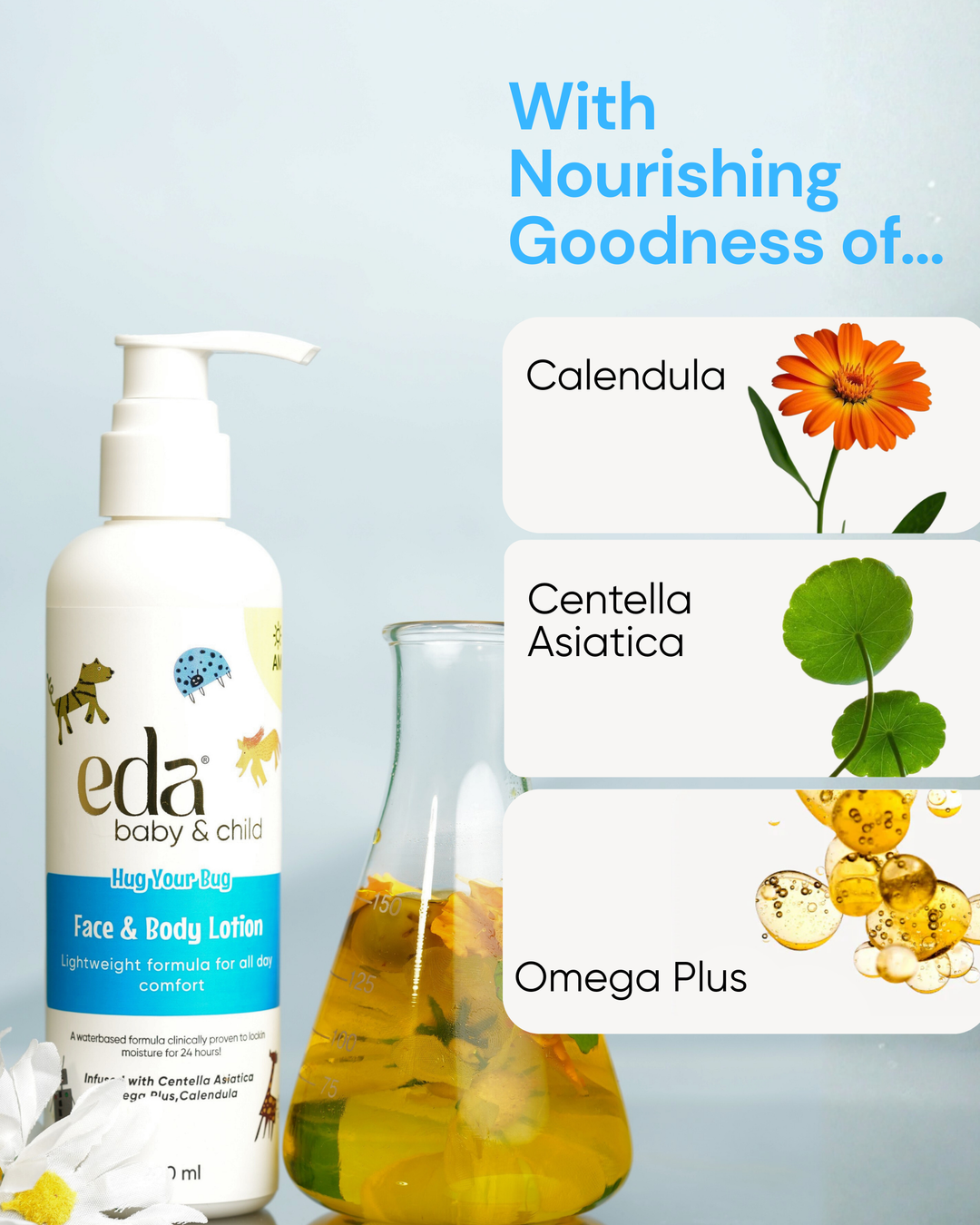 Eda Baby Face & Body Lotion - 50 ml