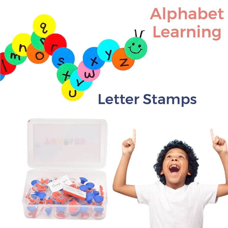 Learnings Small Letter Stamps Skill Developmental Kids Learning Toys for Kids (Small Letter Stamps Skill)