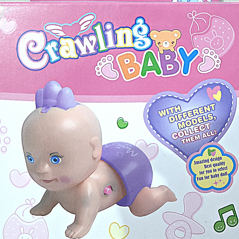 Crawling Baby Toy | Musical Toys | Music | Lightning (Crawling Baby Toy - Purple)