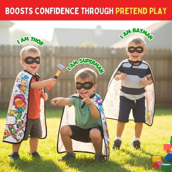 PepPlay Colour Your Superhero Cape | Colour, Wear & Pretend Play