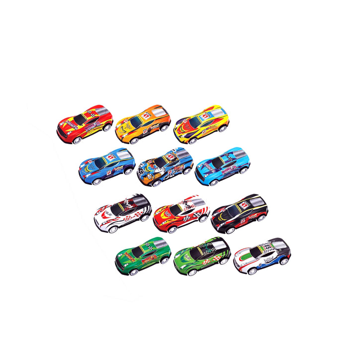 Ratna's Pack of 12 Pull Back Miniature Sports Cars Speed Master