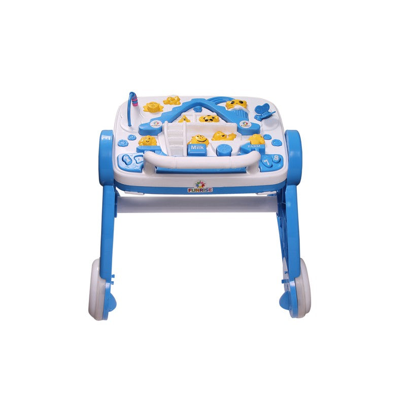 Educational Baby Musical Activity Walker(16 Musical Sound with Dancing Lights WA)-111E Blue