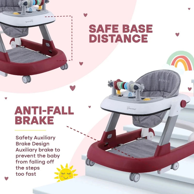 Iro Baby Walker with 6-Point Height Adjustment Seat (9 Months to 1.5 Years)