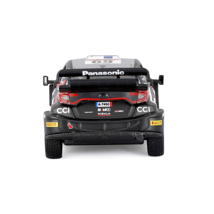 Bburago Original Toyota GR Yaris Rally 1 Hybrid Licensed Diecast Car | 1:43 Scale (14 Years till Grown Ups)