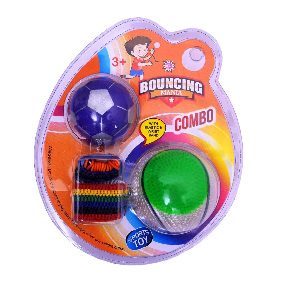 Yoyo Bouncing Return Ball Combo (Assorted Colours)