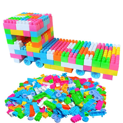 Building Blocks Toys for Kids | Educational and Learning Puzzle | 120 Pcs (Multicolor)