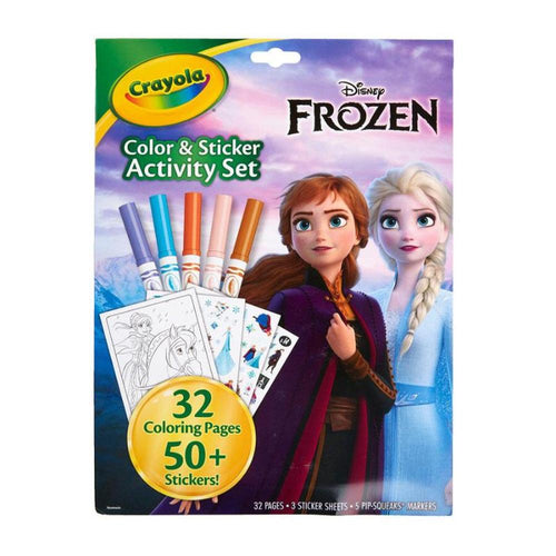 Disney Original Frozen Color & Sticker Activity Set | Licensed Disney Set (3-6 Years)