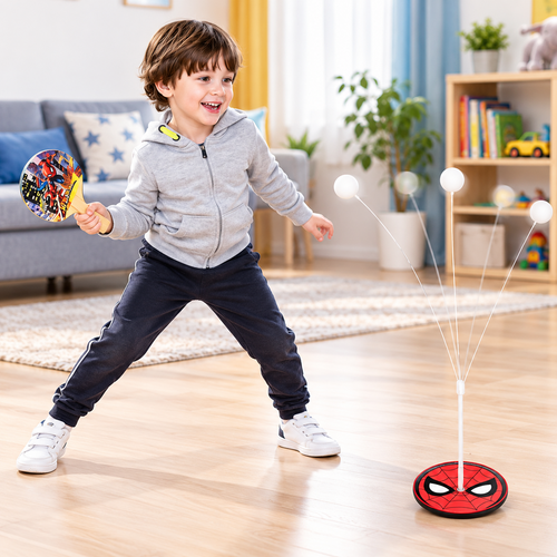 Muren Spider Table Tennis Trainer Toy Ping Pong Paddle Set (3-8 Years)