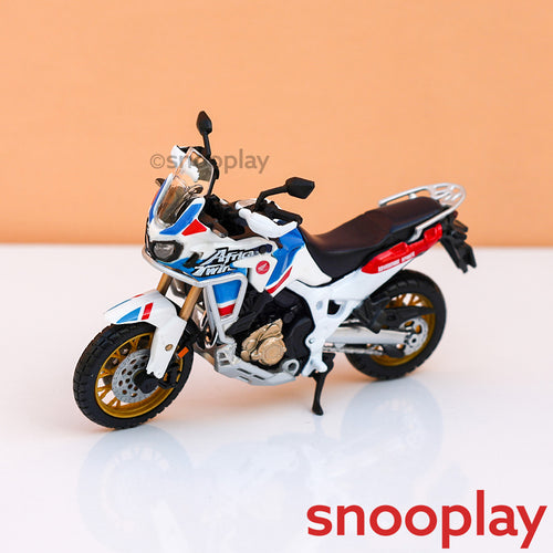 Original Licensed Honda Africa Twin Adventure Diecast Bike | 1:18 Scale (14 Years till Grown Ups)