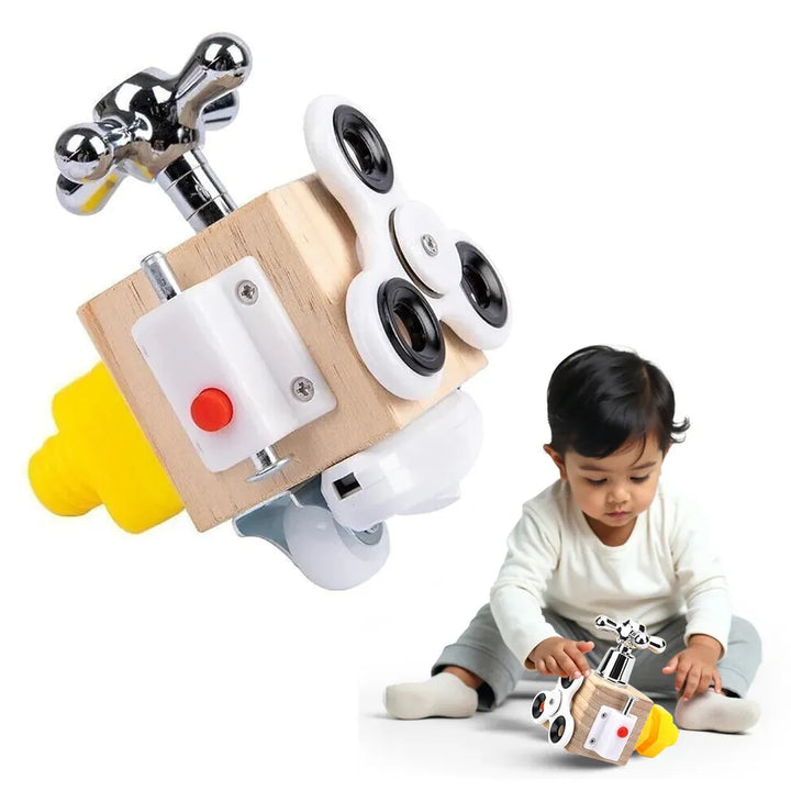 Kidology Busy Cube Wooden Activity Fidget Toy