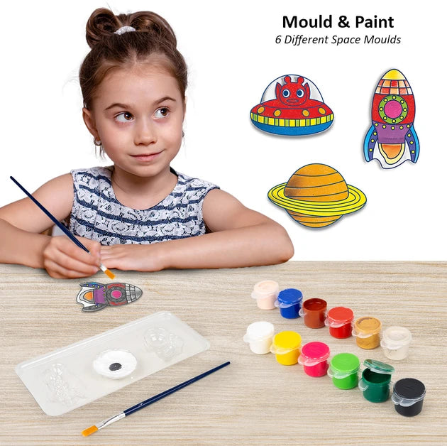 Ratna's Mould & Paint - Space I Creative DIY Art & Craft Kit