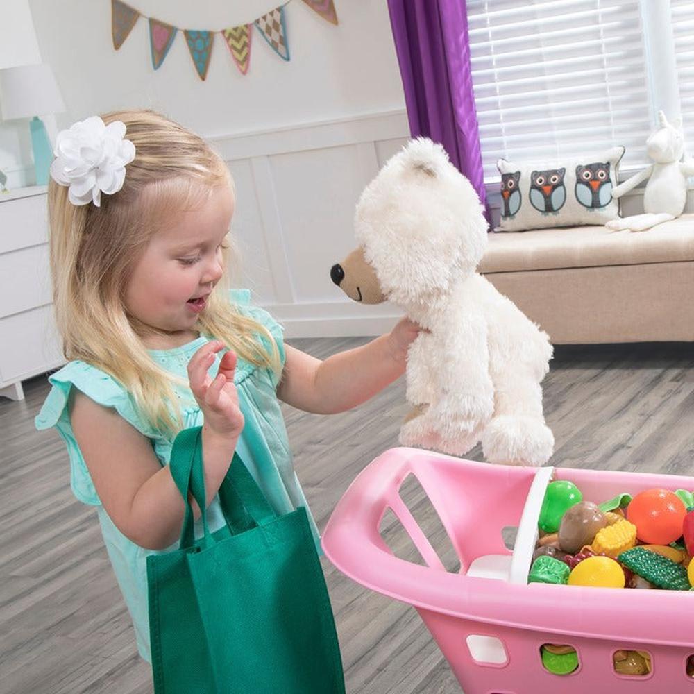 STEP2 Little Helper’s Shopping Cart - Pretend Play (3-7 Years) | Pink