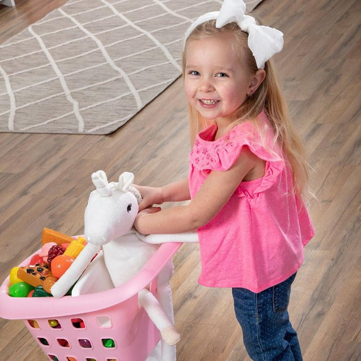 STEP2 Little Helper’s Shopping Cart - Pretend Play (3-7 Years) | Pink