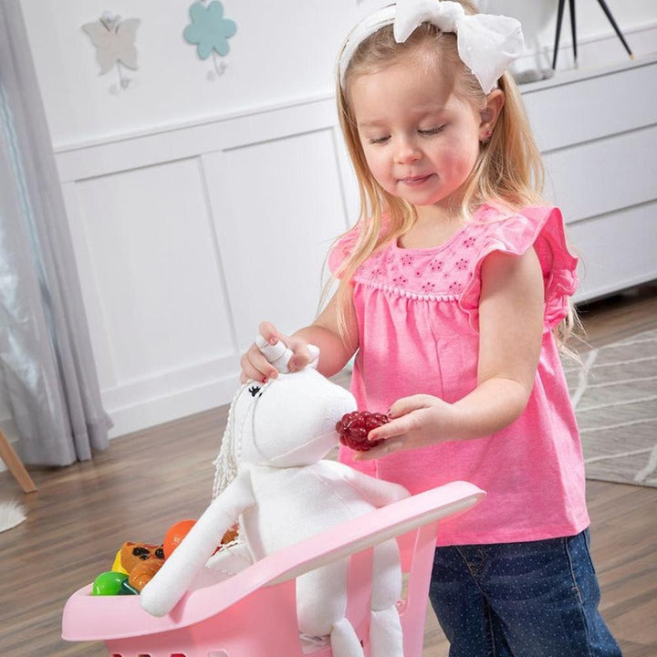 STEP2 Little Helper’s Shopping Cart - Pretend Play (3-7 Years) | Pink