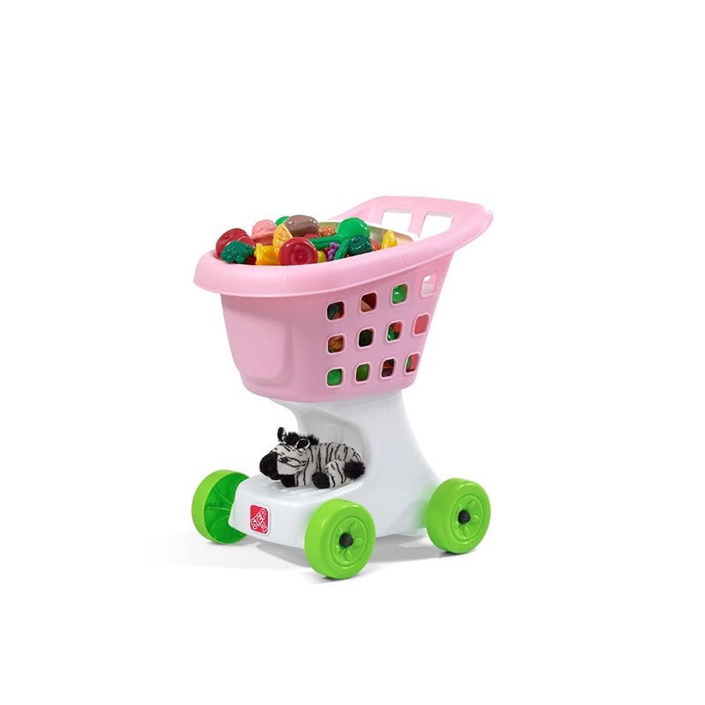 STEP2 Little Helper’s Shopping Cart - Pretend Play (3-7 Years) | Pink