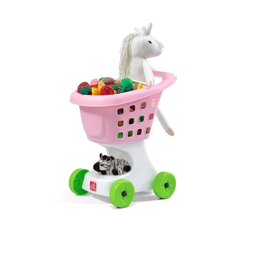 STEP2 Little Helper’s Shopping Cart - Pretend Play (3-7 Years) | Pink