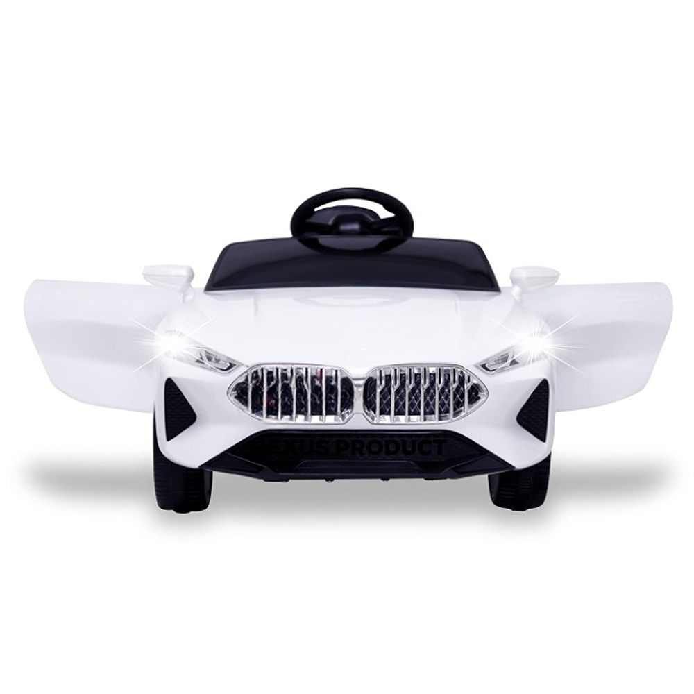 White Ride-On | Rechargeable Battery Operated | M4 Car (COD Not Available)