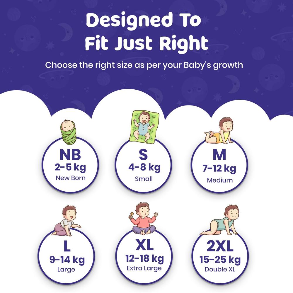 Bumtum (Size-M) Overnight Diaper Pants | 44 Pants |  | 7-12 Kgs