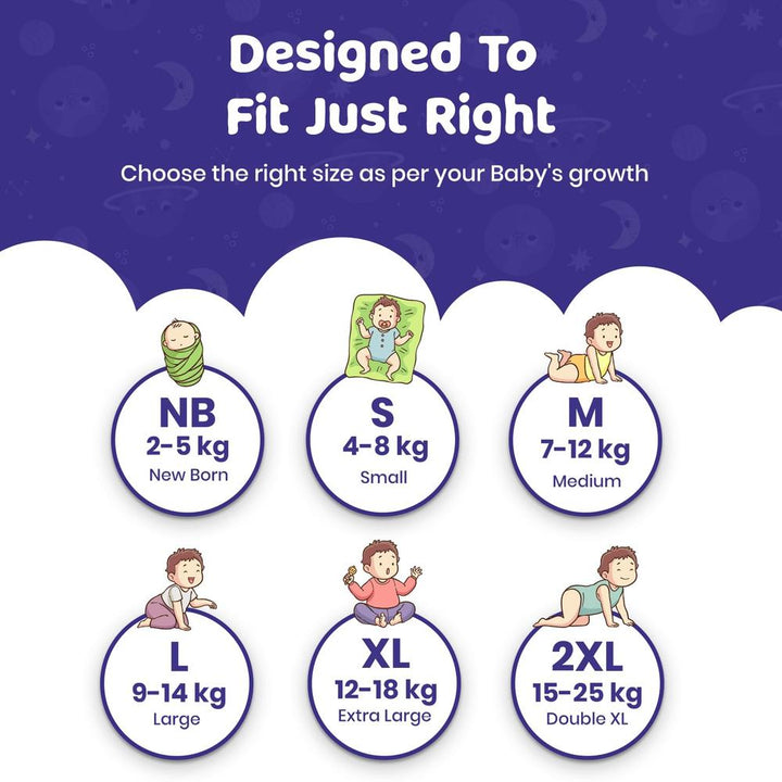 Bumtum (Size-M) Overnight Diaper Pants | 44 Pants |  | 7-12 Kgs