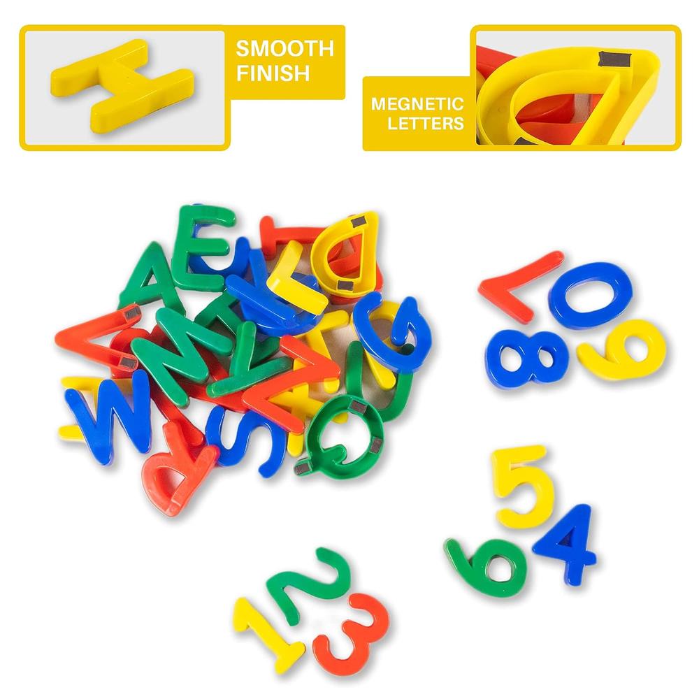 Ratnas Jumbo Magnetic - Alphabet & Numbers I Educational Learning Toy