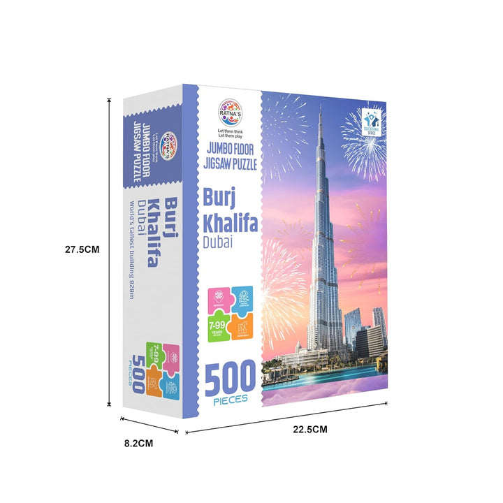 Ratna's Burj Khalifa Dubai Jumbo Floor - Jigsaw Puzzle I 500 Pieces