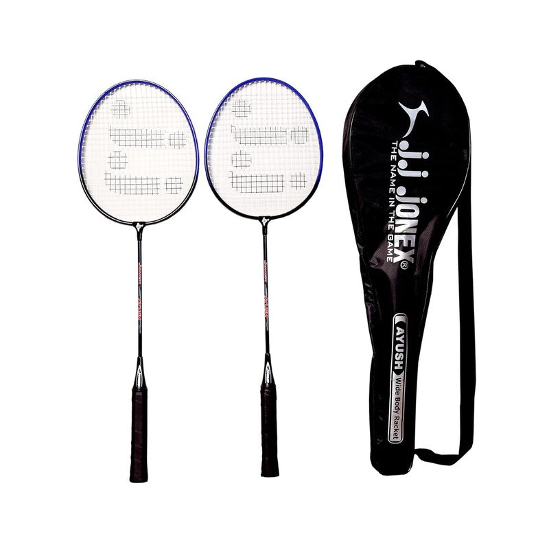 JJ Jonex Aluminum Badminton Set 2 Rackets Light Weight with Full Cover