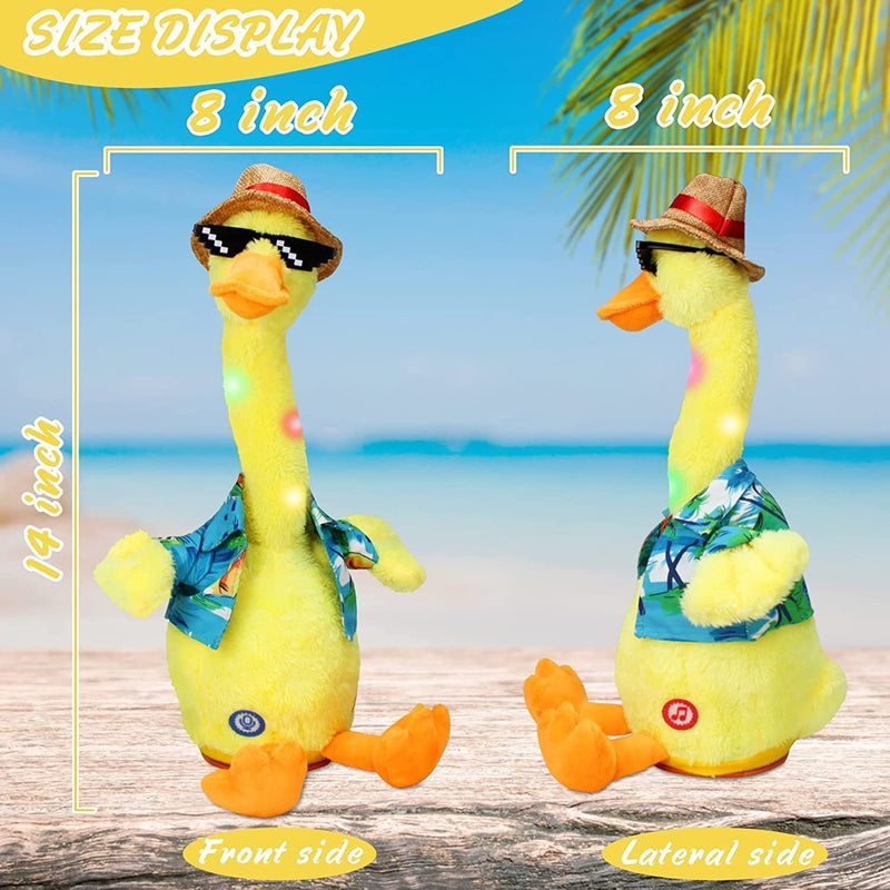 Dancing, Repeating What You Say with Hindi Songs Singing Imitating Duck Toy