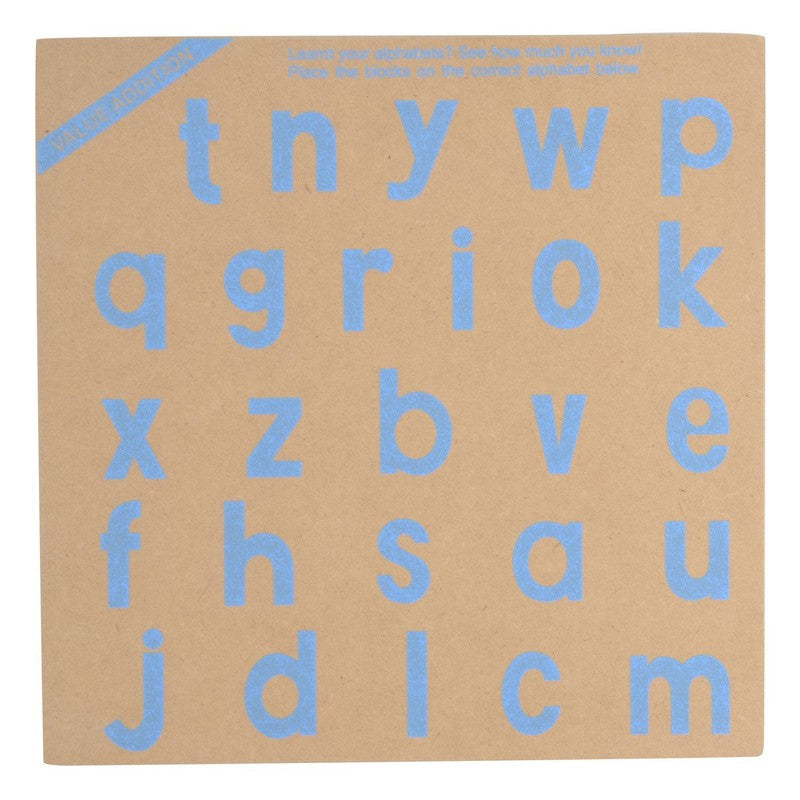 Lower Alphabet Tray With Picture & Knob