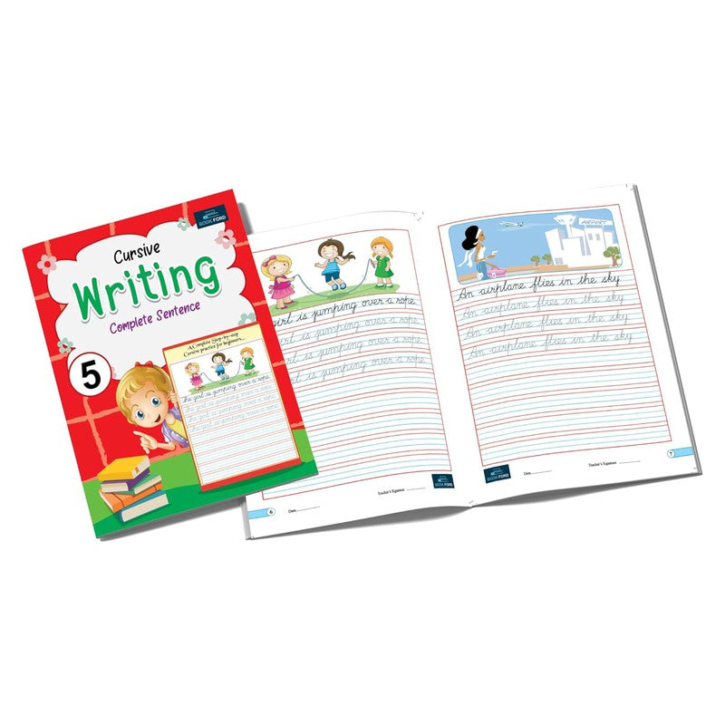 Cursive Writing Complete Sentence Books For Kids - Part 5