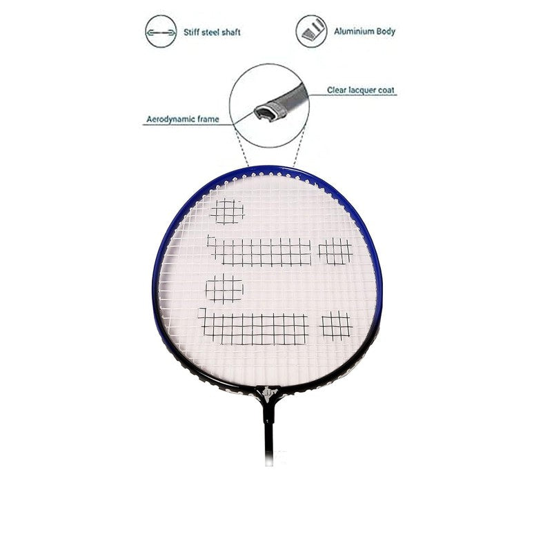 Ayush Aluminum Badminton Single Rackets Light Weight with Full Cover
