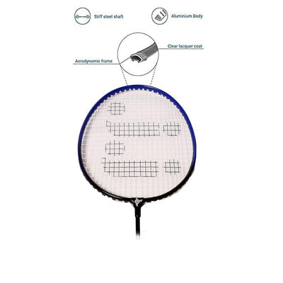 JJ Jonex Ayush Aluminum Badminton Single Rackets Light Weight with Full Cover