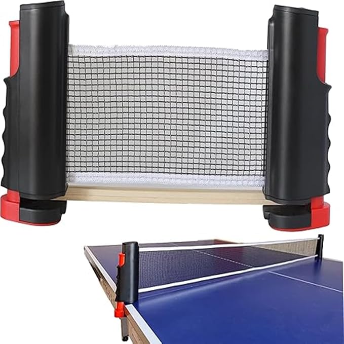 MUREN Adjustable Table Tennis Ping Pong Net | Portable Retractable Universal Clamp