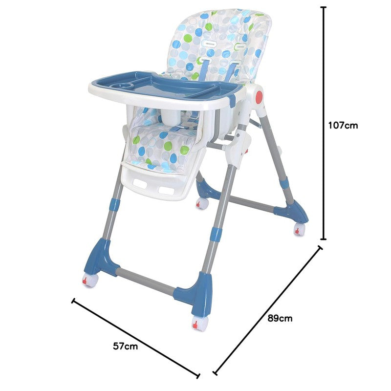 Ultima Baby High Chair with Two Seat Positions - Sitting and Sleeping | Large Shopping Basket | COD Not Available