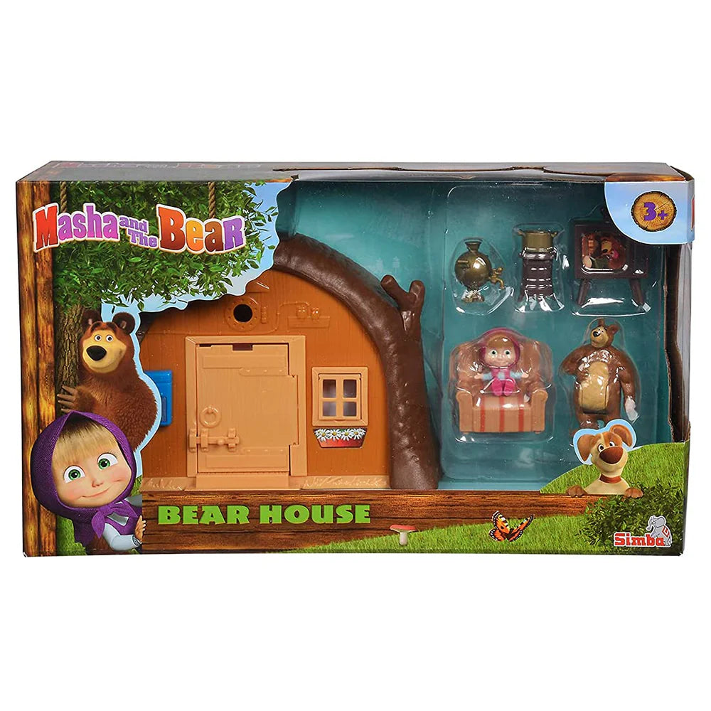 Simba Masha and The Bear - Bear's House Playset (3-6 Years)