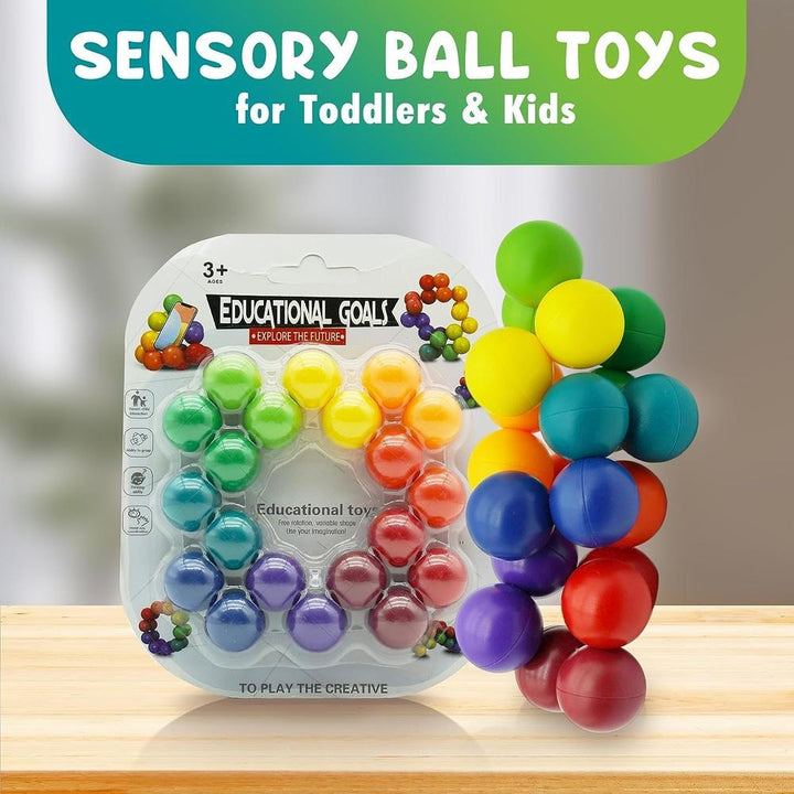 Educational Goals Sensory Ball Toy Set | Multi-Texture Stress Relief & Tactile Activity Balls