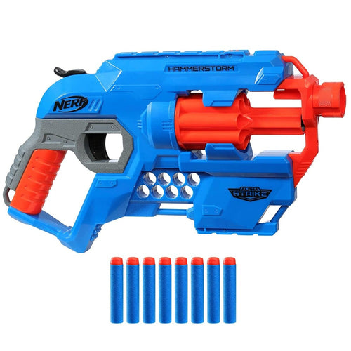 Original Nerf Alpha Strike Hammerstorm Dart Blaster with 8 Darts (8-12 Years)