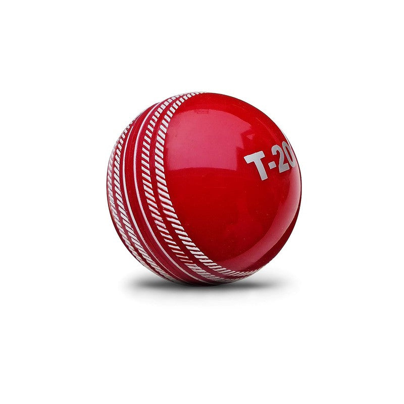 Jaspo Cricket Ball (2 Balls) (Red) | All Ages