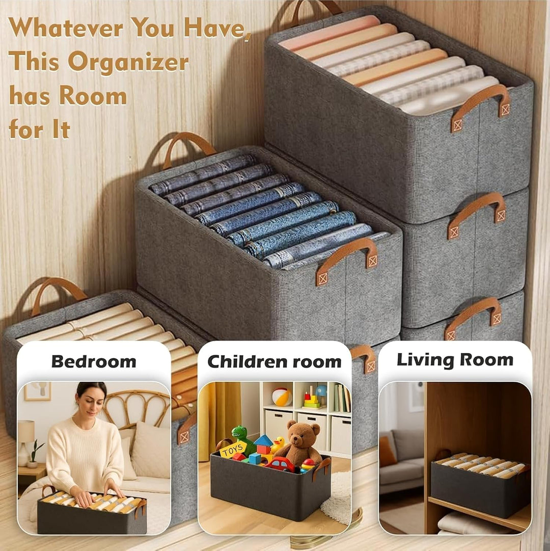 MUREN Foldable Storage Basket for Kids | 26 Liters
