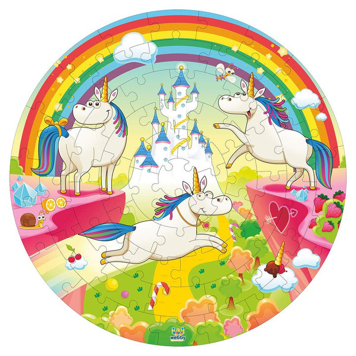 Wooden Unicorn Jigsaw Puzzle, 60 Pcs