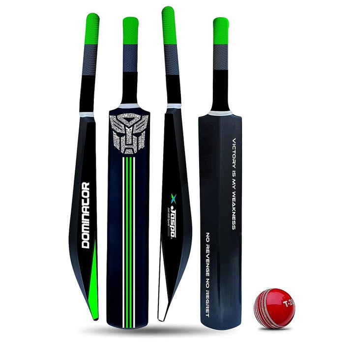 Jaspo Dominator Cricket Bat (1 Plastic Cricket bat, 1 ball) | 12+ Years