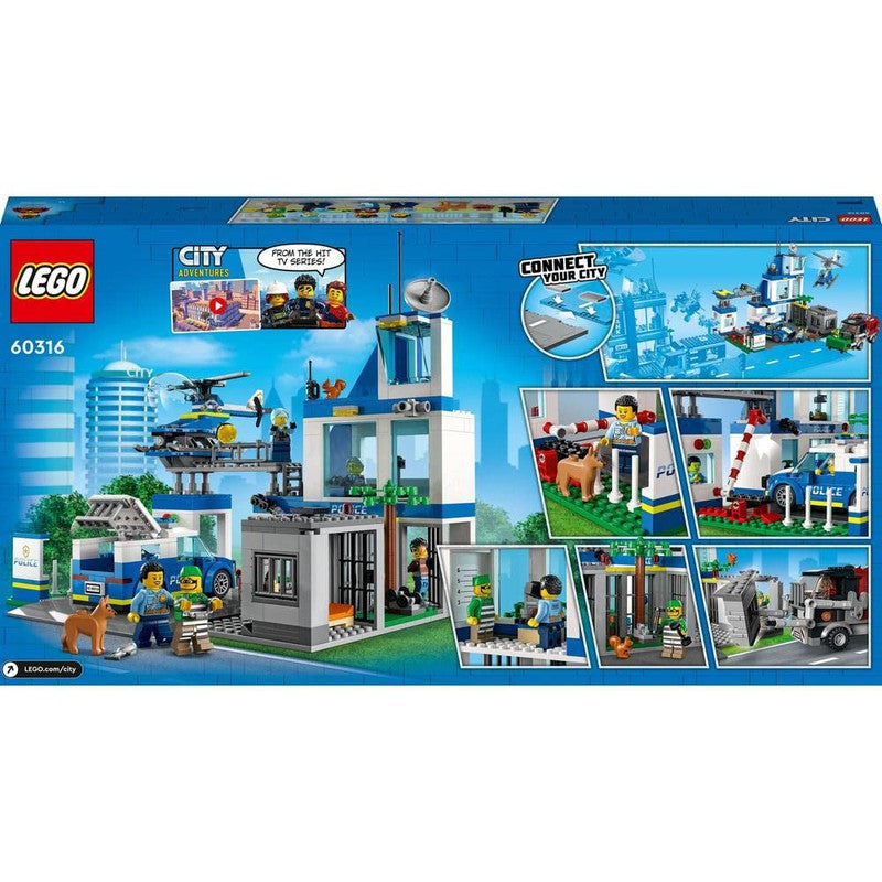 LEGO City Police Station 60316 Building Kit (668 Pcs)