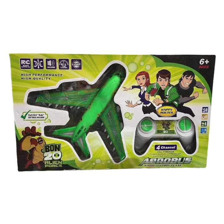 Happy Routes Aerobus Rapid Control Plane with LED Lights & Sounds
